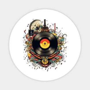 Vinyl  Music Vinyl Record Lovers Collectors Magnet